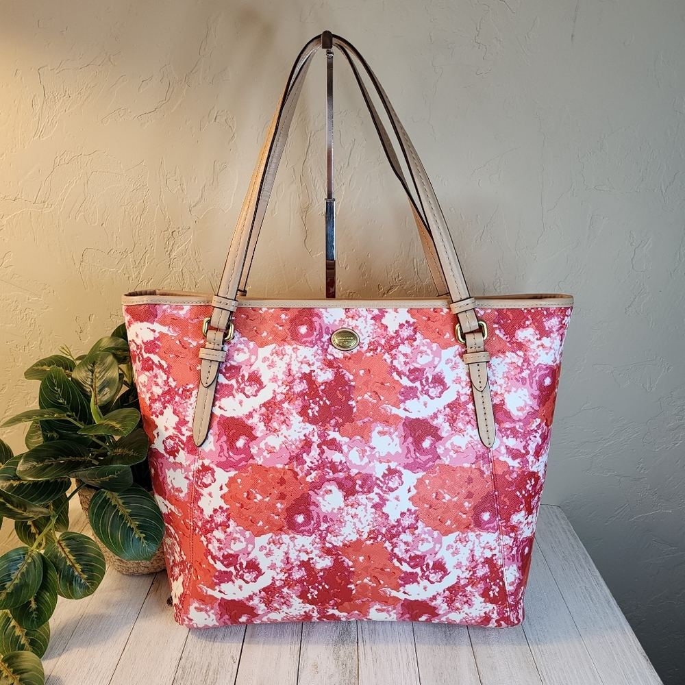 Coach Floral Peyton Tote Bag
